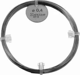 Проволока для серкляжа KY008S, нержавеющая сталь, мягкая, катушка 10 м, Ø0.8 мм