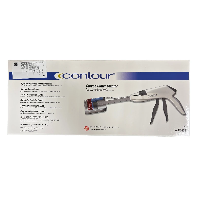 Изогнутый сшивающий аппарат со скобами Ethicon Contour CS40B