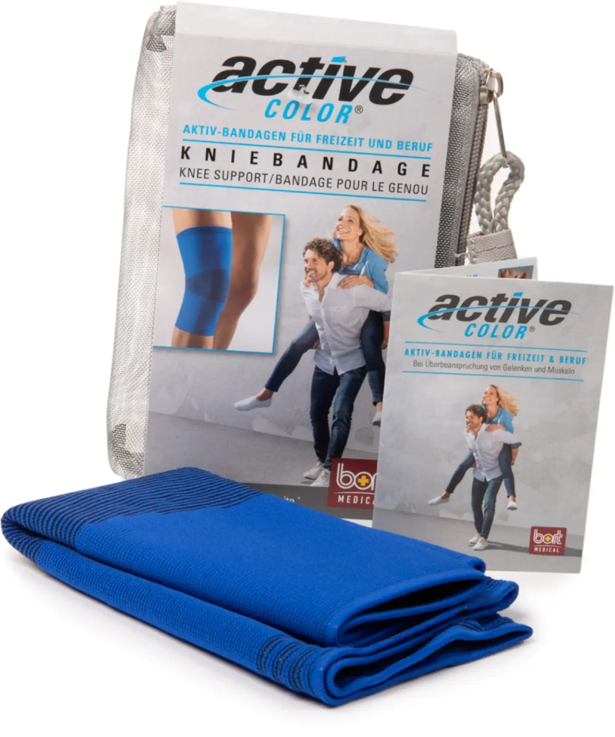 Суппорт колена Bort Medical ActiveColor® Knee Support, синий