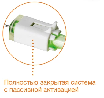 Катетер для периферических вен безопасный с доп.портом и крыльями, 22G 3723122 (50 шт)