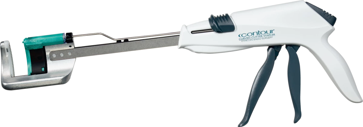 Изогнутый сшивающий аппарат со скобами Ethicon Contour CS40B