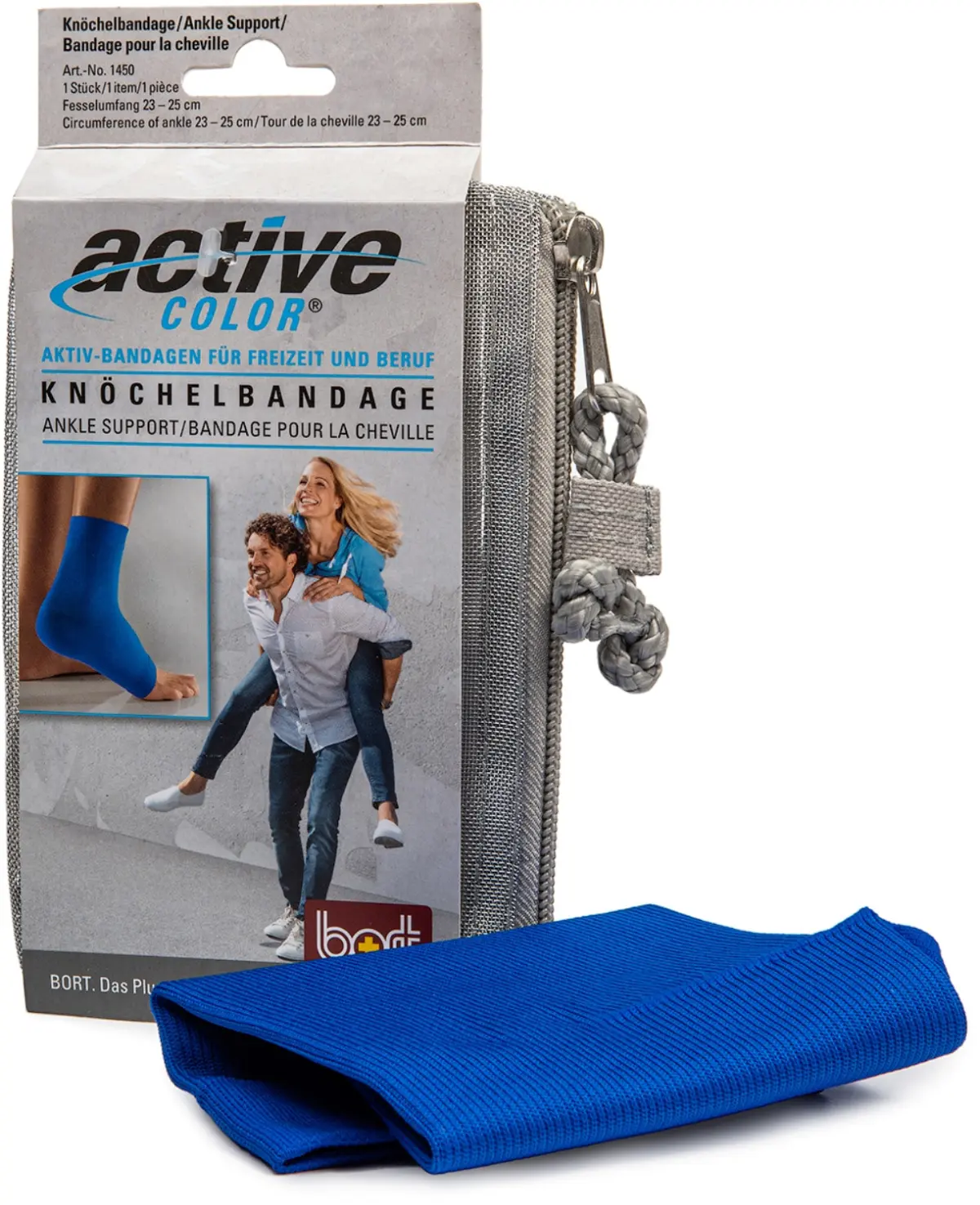 Суппорт для голеностопа Bort Medical ActiveColor® Ankle Support, синий