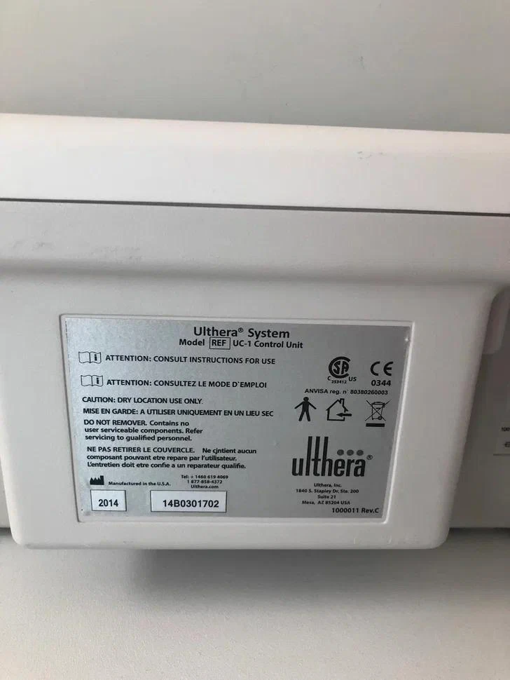 ULTHERA SYSTEM Ультразвуковой аппарат для дерматологии и косметологии, Б/У с 2014 года