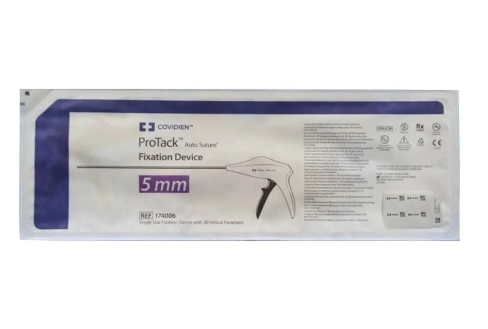 Одноразовое устройство ProTack Auto Suture для фиксации тканей с 30 спиралевидными зажимами