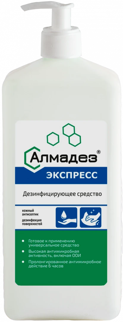 Алмадез-Экспресс, 1л. (насос-дозатор, антисептик)